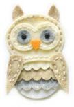 Griešanas forma - Plush Wise Owl