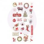 Puffy stickers - Christmas In The Country